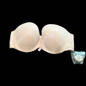 Victoria’s Secret Strapless Cream Bra